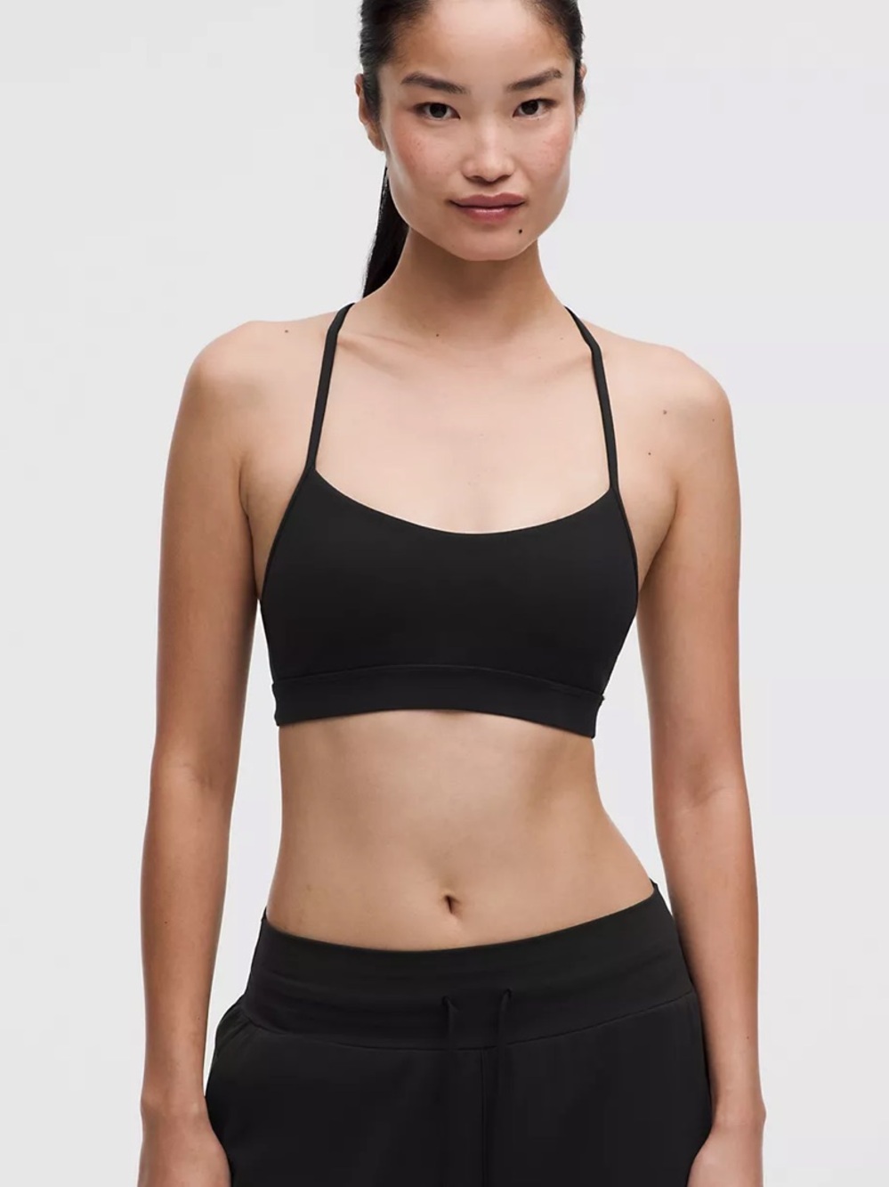 Flow Y Bra Nulu Light Support | Black | Size 10